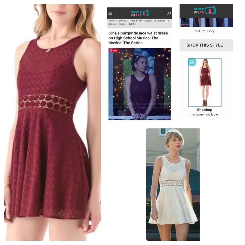 NWOT Free People Dress-ASO High School Musical & Taylor Swift